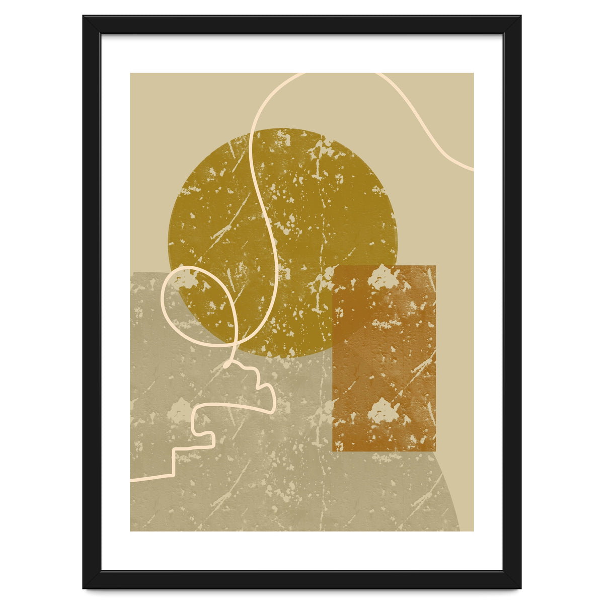 Geometric Composition with an Organic Touch