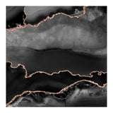 Black & Rose Gold Agate Texture 02 (Print Only) thumbnail