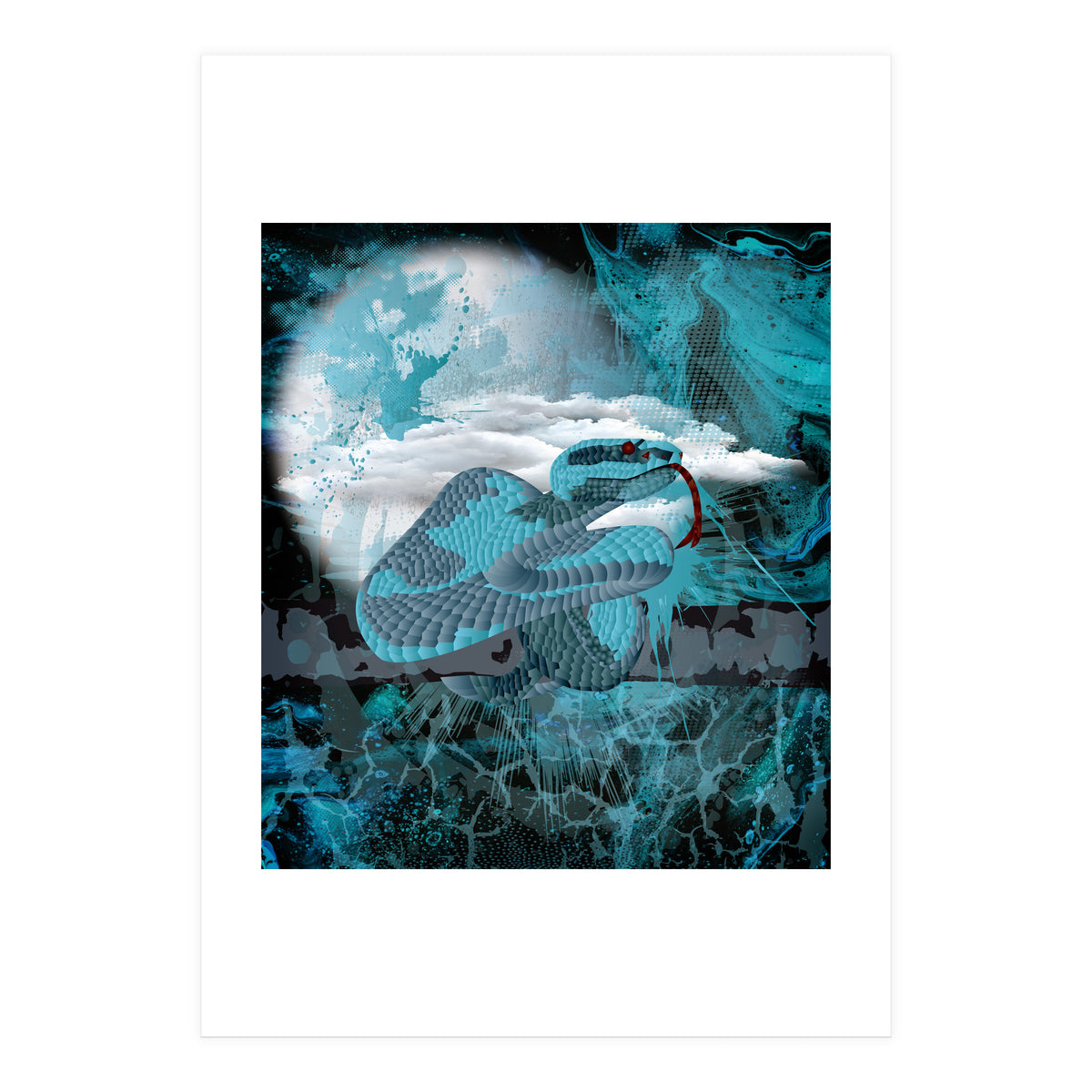 Blue Poly Viper (Print Only)