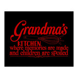 Grandmas Kitchen Where Memories Are Made And Children Are Spoiled  (Print Only) thumbnail