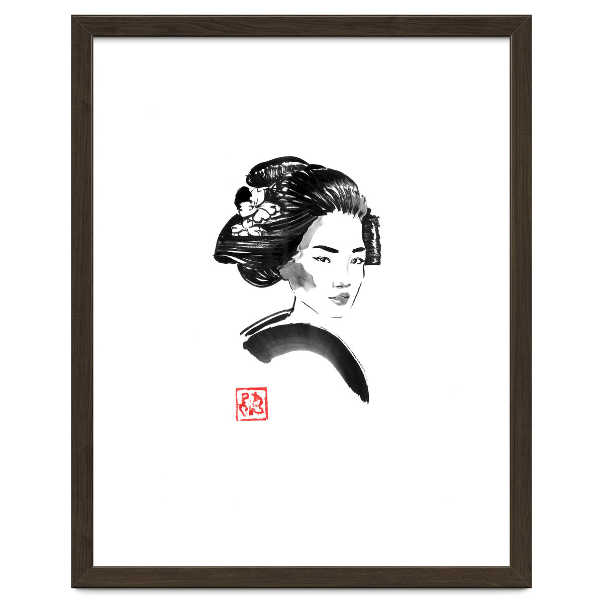 Geisha Hair Style