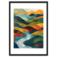 Abstract Rolling Hills Landscape