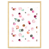 Polka Dots Watercolor Minimal Pink thumbnail