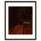 Dark Baroque Still Life Table and Wine oil thumbnail