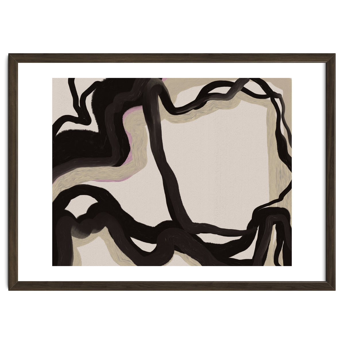 Time oil painting abstract