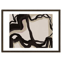 Time oil painting abstract