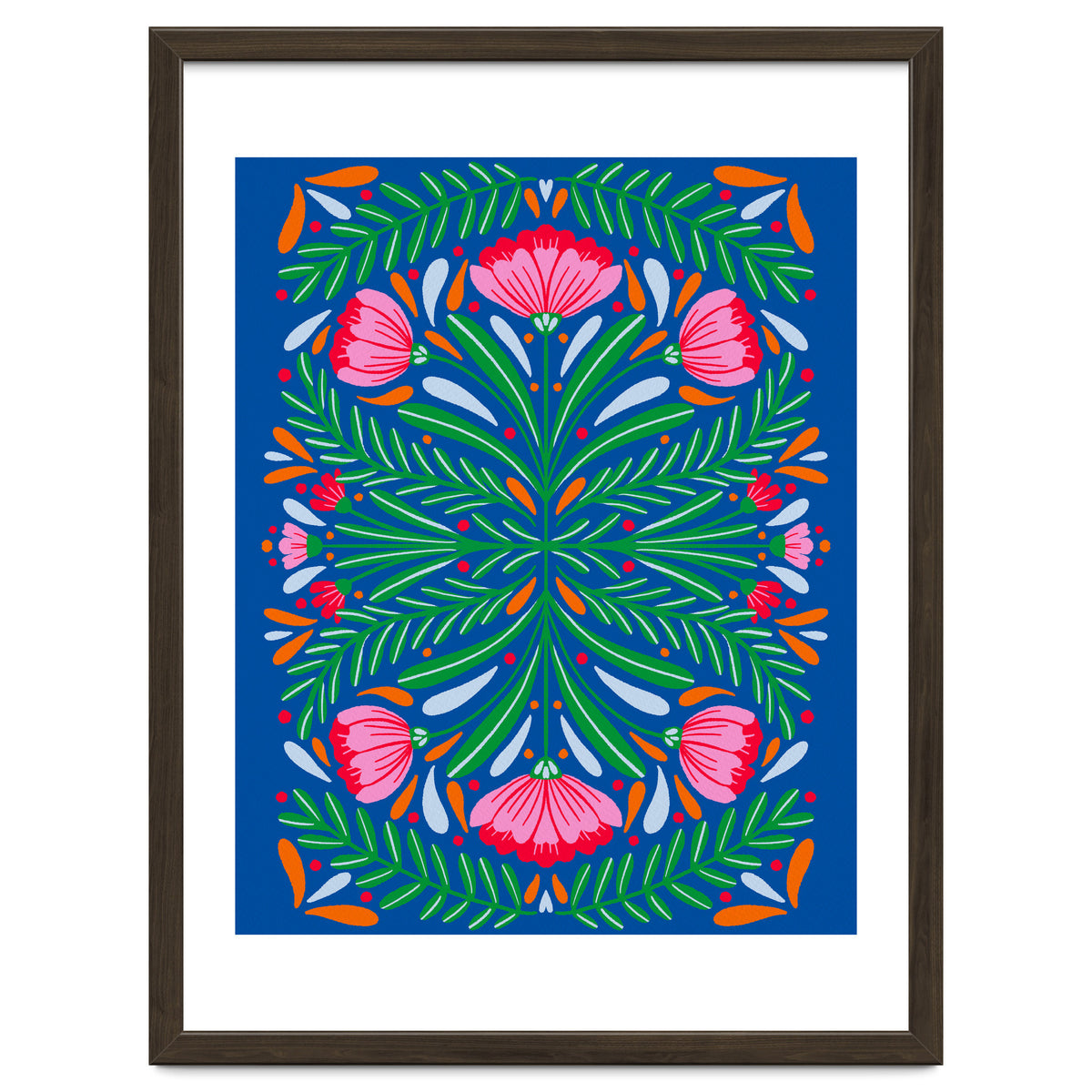 Bold Symmetrical Flowers