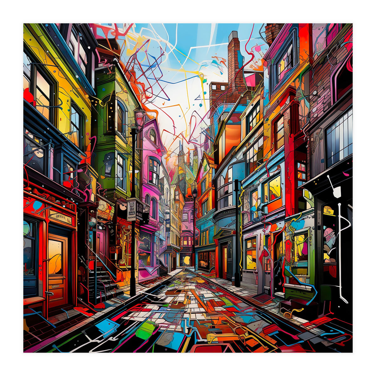 Soho Compton St (Print Only)