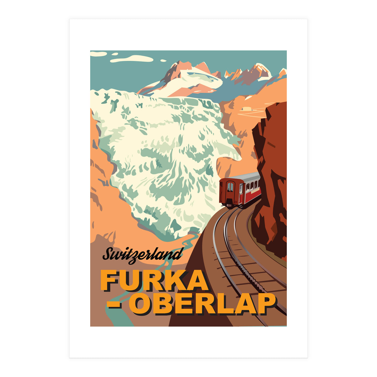 Furka Pass, Switzerland (Print Only)