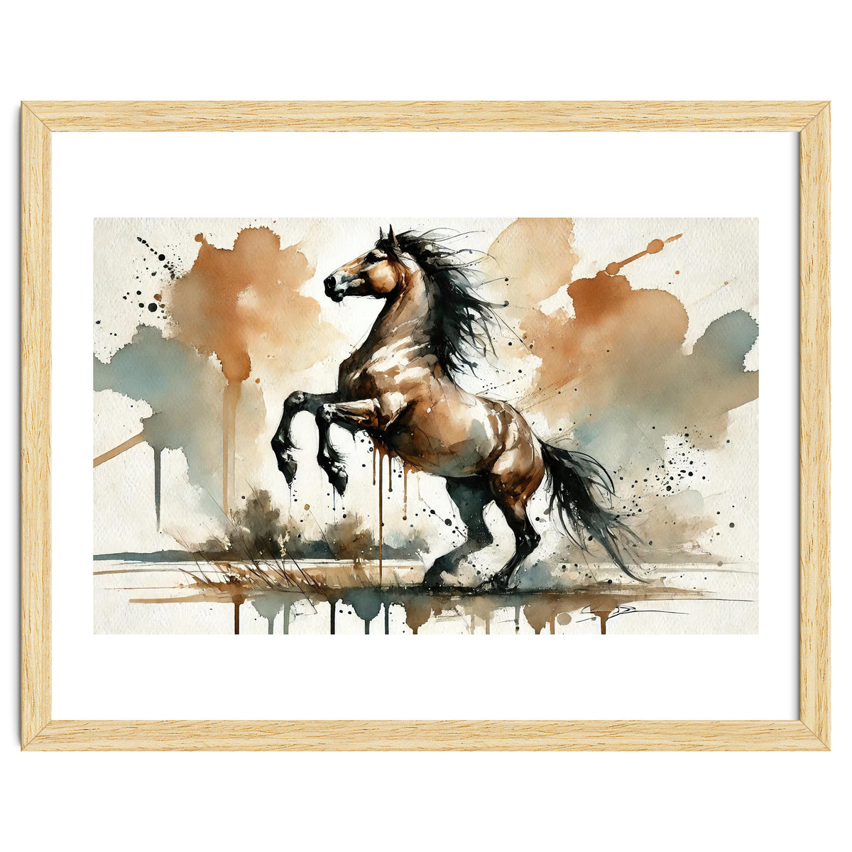 Fiery Horse Elegance