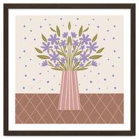 Flower Vase Mocha Mousse