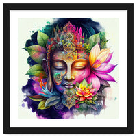 Floral Awakening Buddha
