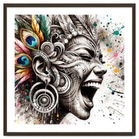 Carnival Scream Portrait