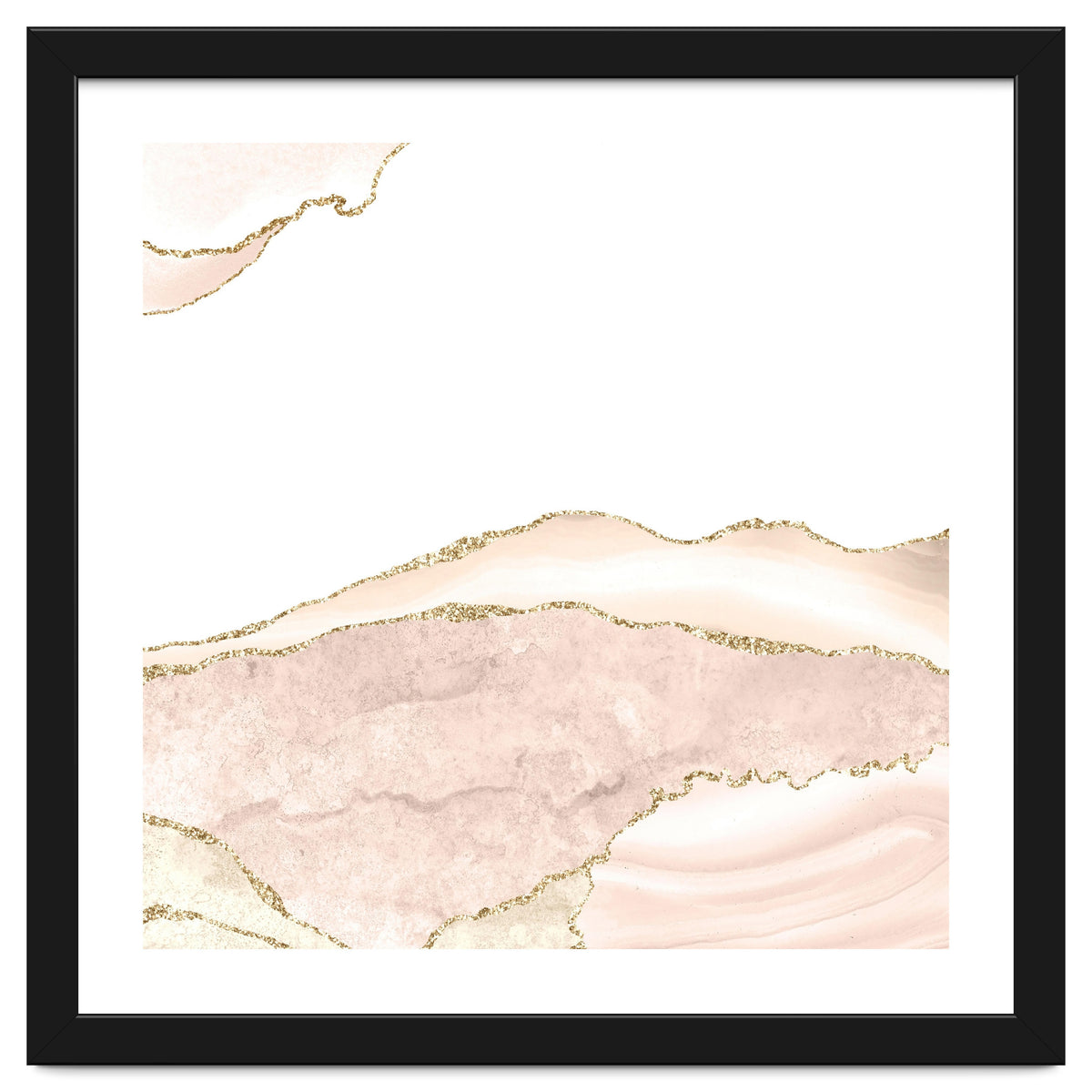 Ivory & Gold Agate Texture 08