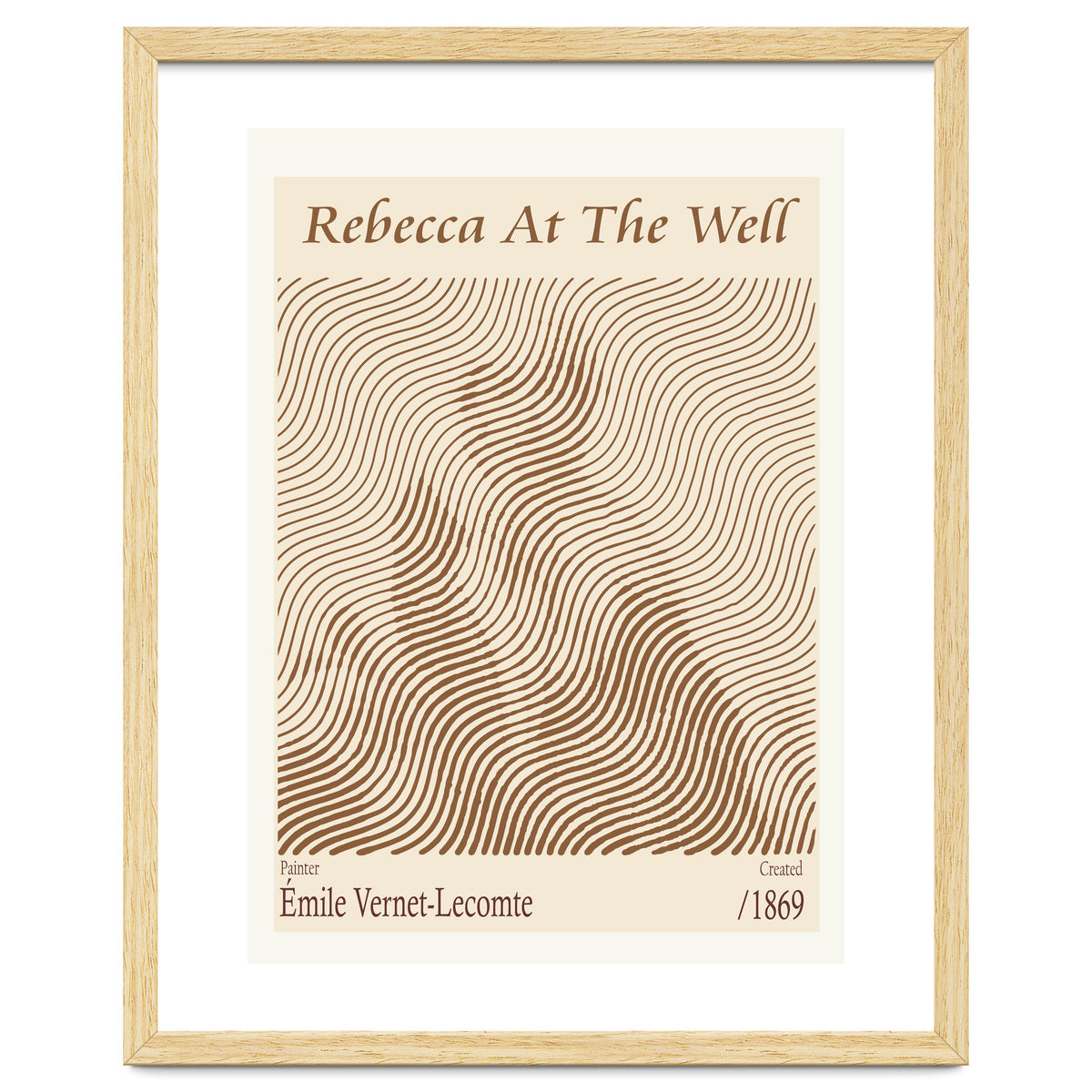 Rebecca At The Well – Émile Vernet Lecomte (1869)