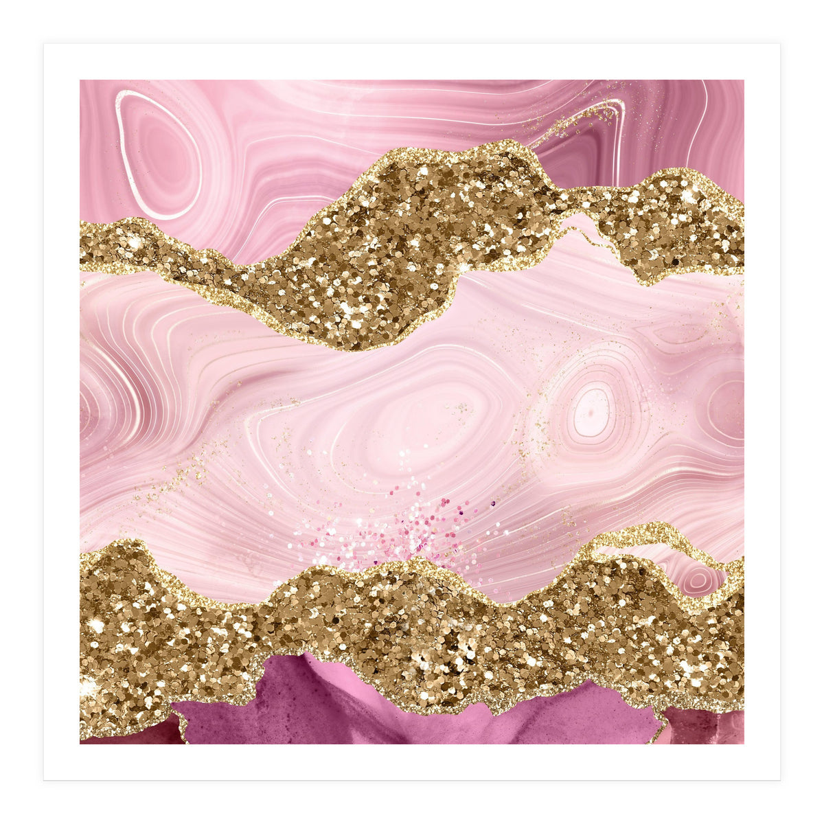 Agate Glitter Dazzle Texture 11 (Print Only)