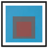 JOSEF ALBERS - HOMAGE TO THE SQUARE, BLUE, DARK RED thumbnail
