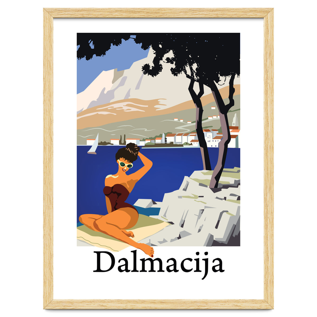 Dalamtia, Sunbathing Woman