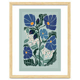 Klimt Flowers Light Blue thumbnail
