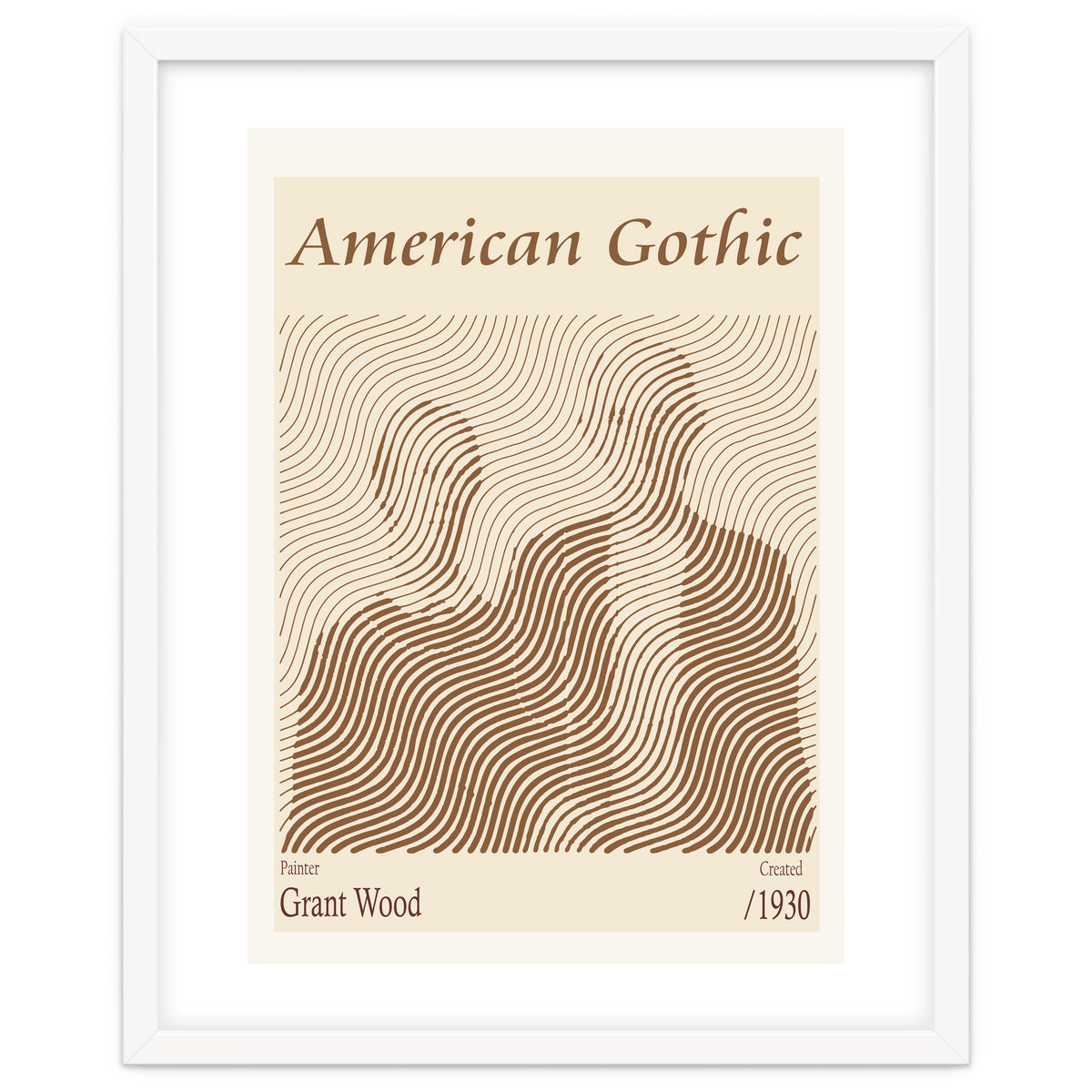 American Gothic – Grant Wood (1930)