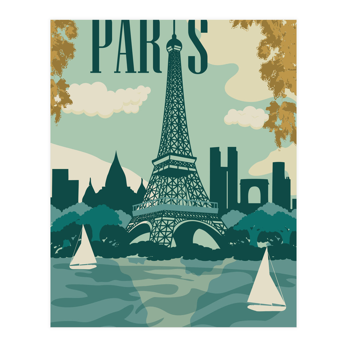 Paris, France (Print Only)