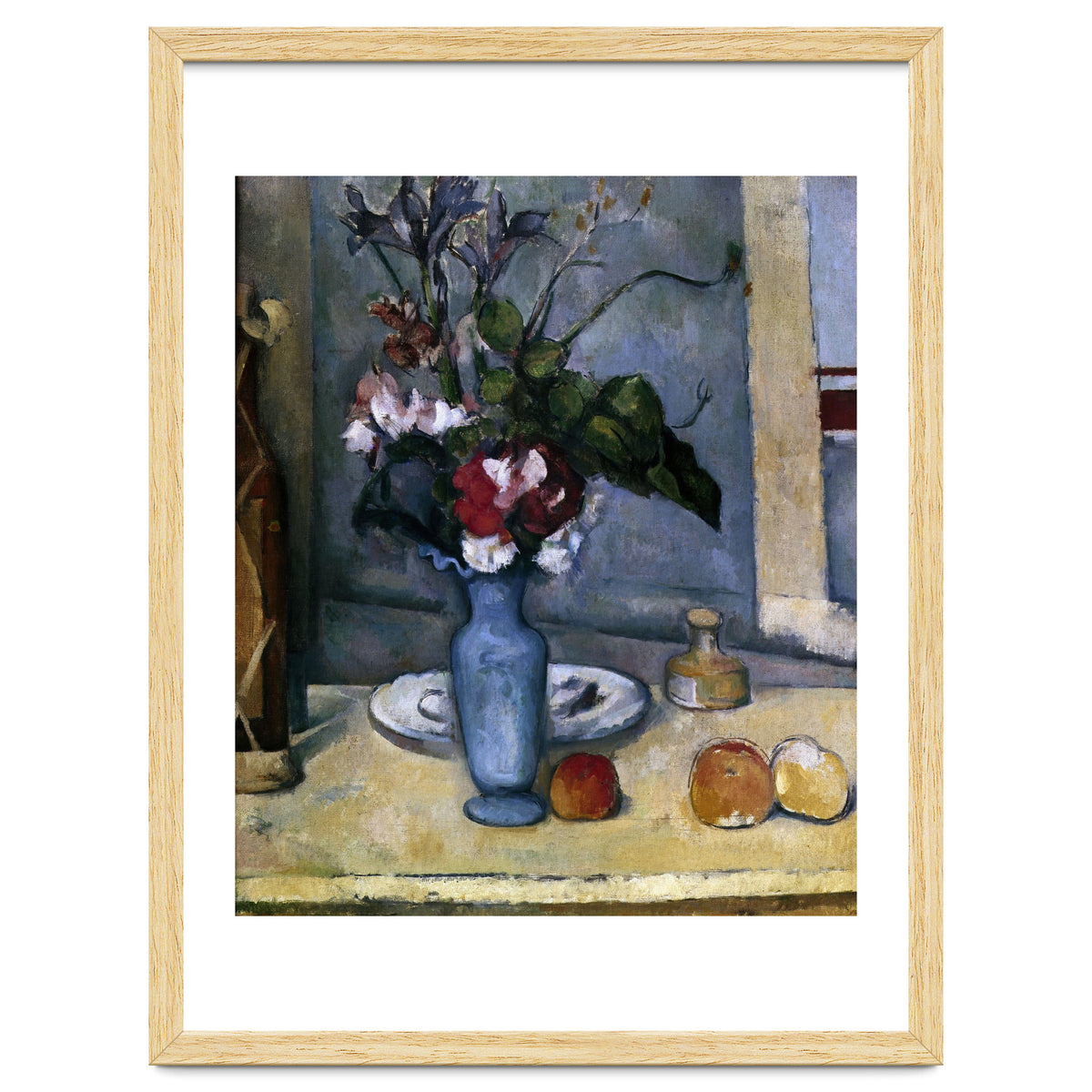 The Blue Vase - 1885/87 - 62x51 cm - oil on canvas - French Post-Impressionism.