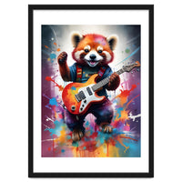 Red Panda Plays Guitar Music