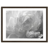 Ethereal Monochromatic Peony Petal Macro thumbnail