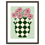 Checkered vase with anemones thumbnail