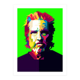 Jeff Bridges Hollywood Actor Pop Art WPAP (Print Only) thumbnail