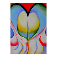 Georgia O’Keeffe – Series 1, No. 8 (1918) | Expressive Abstract Watercolor of Organic Rhythm and Modernist Form (Print Only)