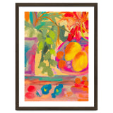 Colorful abstract summer lemons floral still life thumbnail