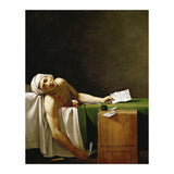 Jean Paul Marat, dead in his bathtub, assassinated by Charlotte Corday in 1793. JACQUES LOUIS DAVID. (Print Only) thumbnail