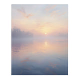Ethereal Autumn Forest with Misty Sunlight Beams (Print Only) thumbnail