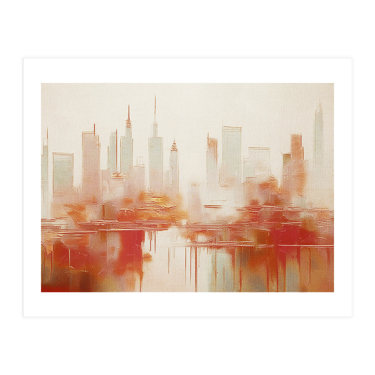 Buildings At Dusk 04 (Print Only)