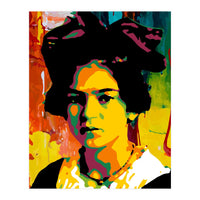 Frida Kahlo Abstract Art (Print Only)