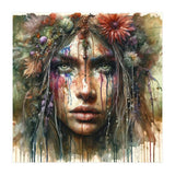 Wild Bloom Druid Woman Portrait (Print Only) thumbnail