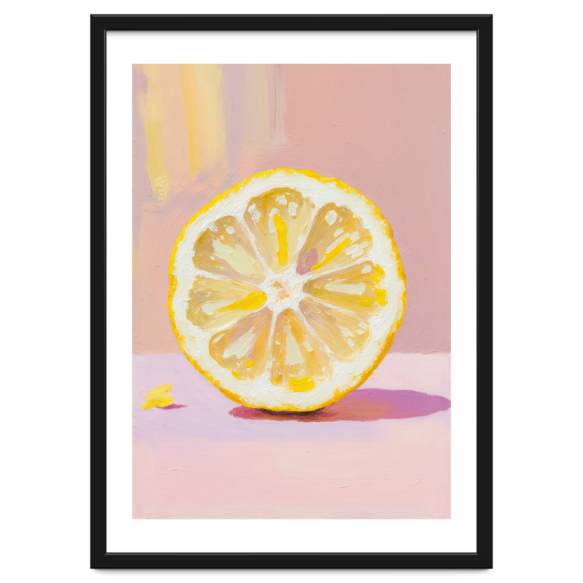 Lemon Slice – Modern Still Life Food