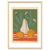 Abstract Pear Still Life