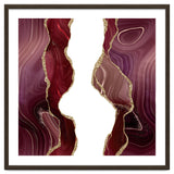 Burgundy & Gold Glitter Agate Texture 06 thumbnail