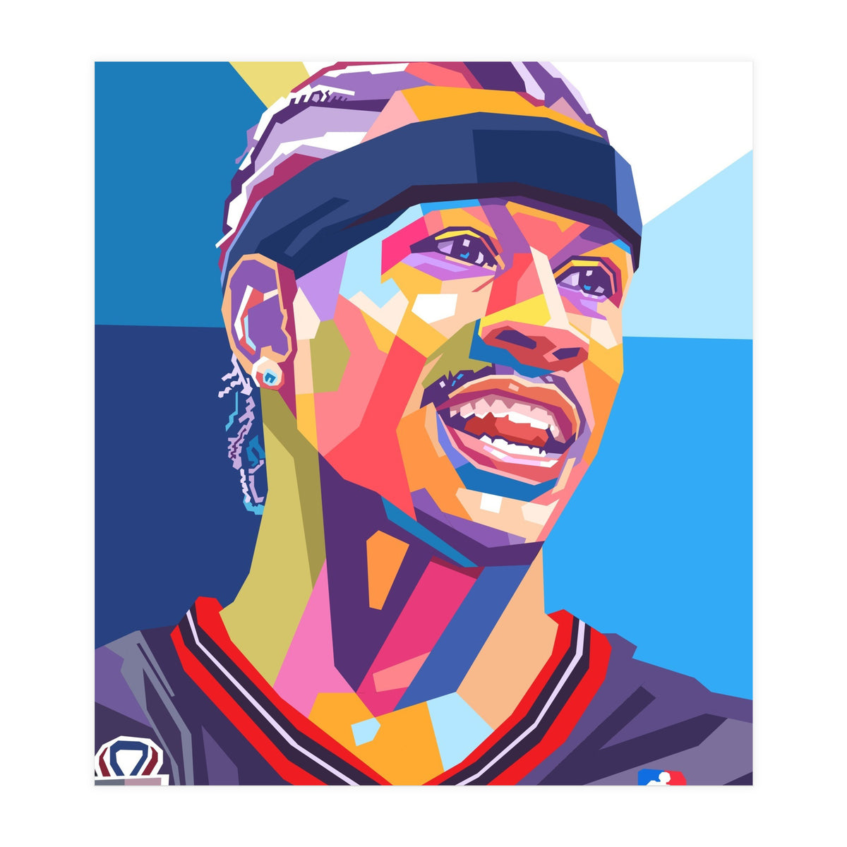 Allen Iverson pop art (Print Only)