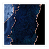 Navy & Rose Gold Agate Texture 15  (Print Only) thumbnail