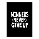 Winners Never Give Up (Print Only) thumbnail