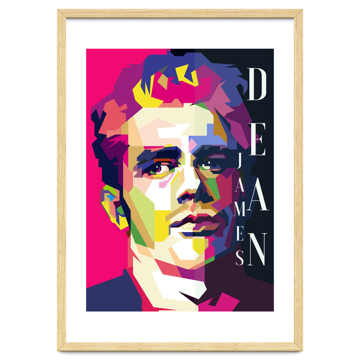 James Dean 60s Hollywood Movies Pop Art Wpap