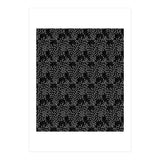 Black Floral Pattern (Print Only) thumbnail