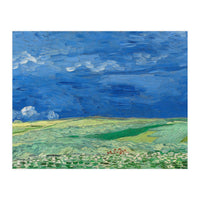 Wheatfield under Thunderclouds. Date: July 1890, Auvers-sur-Oise. Dimensions: 50.4 cm x 101.3 cm,... (Print Only)