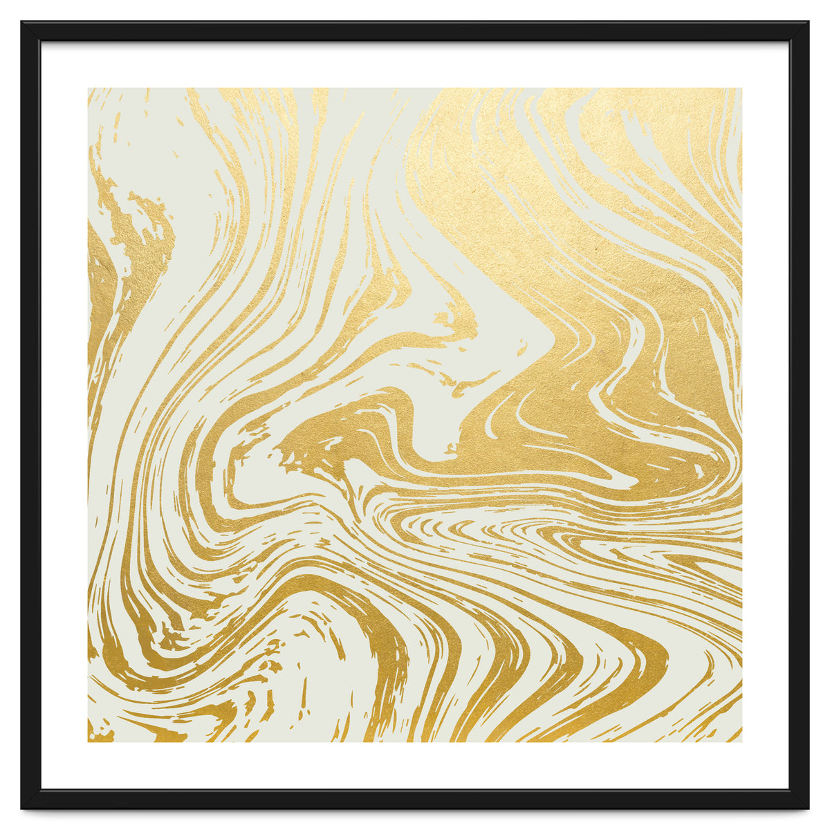 Gold Rush Minimal Illustration, Abstract Shine Luxe Glow Metallic Shimmer Golden Graphic Design