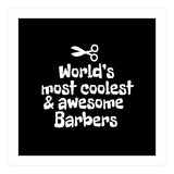 world's most coolest and awesome barbers (Print Only) thumbnail