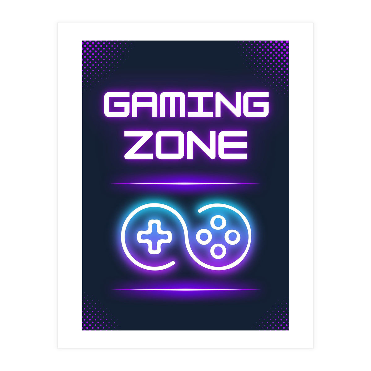 Gaming  Gamer Zone Funny (Print Only)