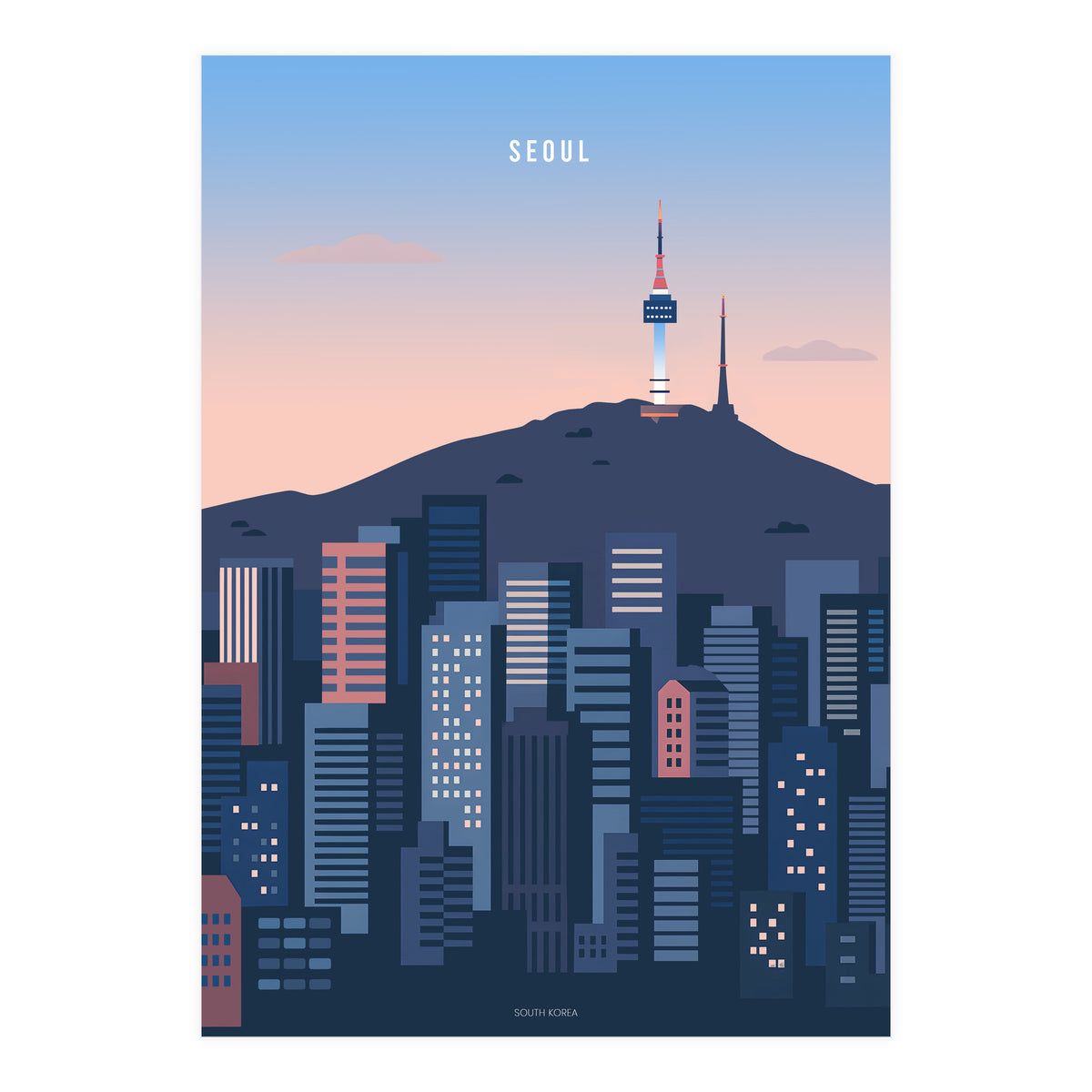 Seoul South Korea  (Print Only)